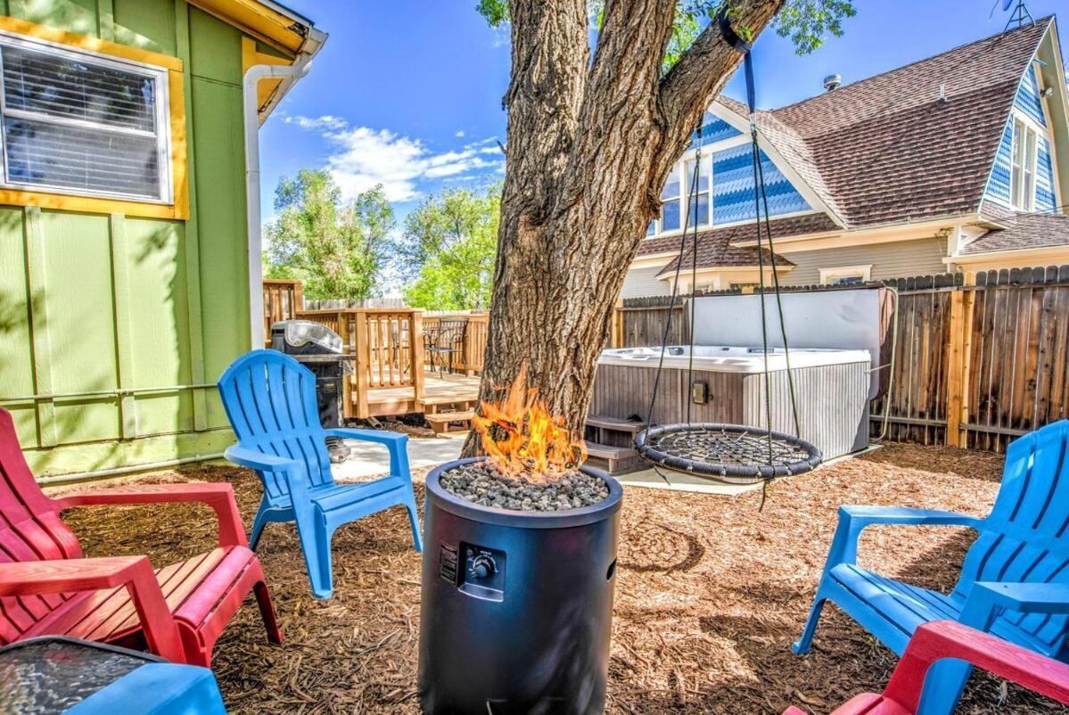 The Vibrant Victorian Hot Tub & Fire Pit In Occ Villa Colorado Springs Kültér fotó